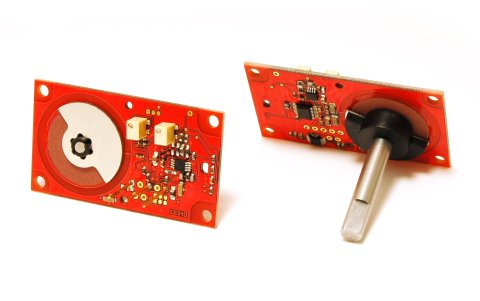 Flat rotation (15°-160°) position sensor P503
