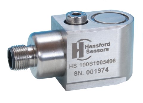 HS100ST AC standard – AC & temperature accelerometers, Side entry