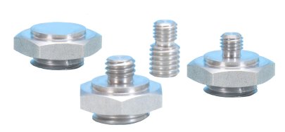 Mounting studs and magnets for vibration sensors