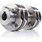 Encoder connection for larger axial displacements