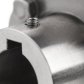 Encoder connection without slack, torsion-resistant and fail-safe