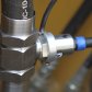 Typical installation of sensor on oil hose