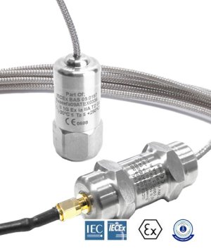 AC Standard high temp.HS105I Intrinsically Safe Accelerometer Top Entry