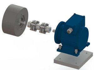 Fats shaft, encoder on foot