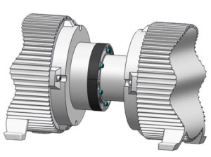 Assembly without free shaft end